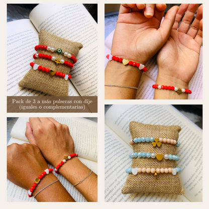 Pack pulseras artesanales